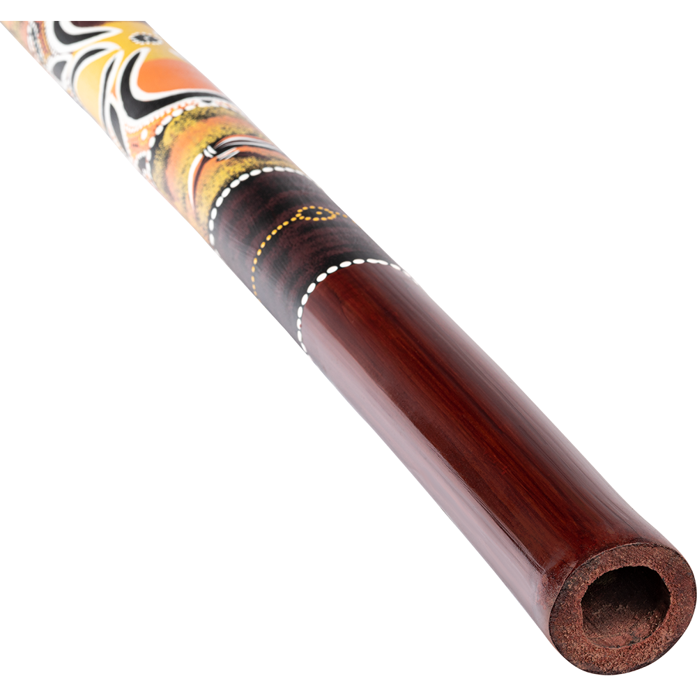 Meinl Percussion DDG1-BR 47 Bamboo Didgeridoo with Hand Painted Native Design VIDEO Brown 