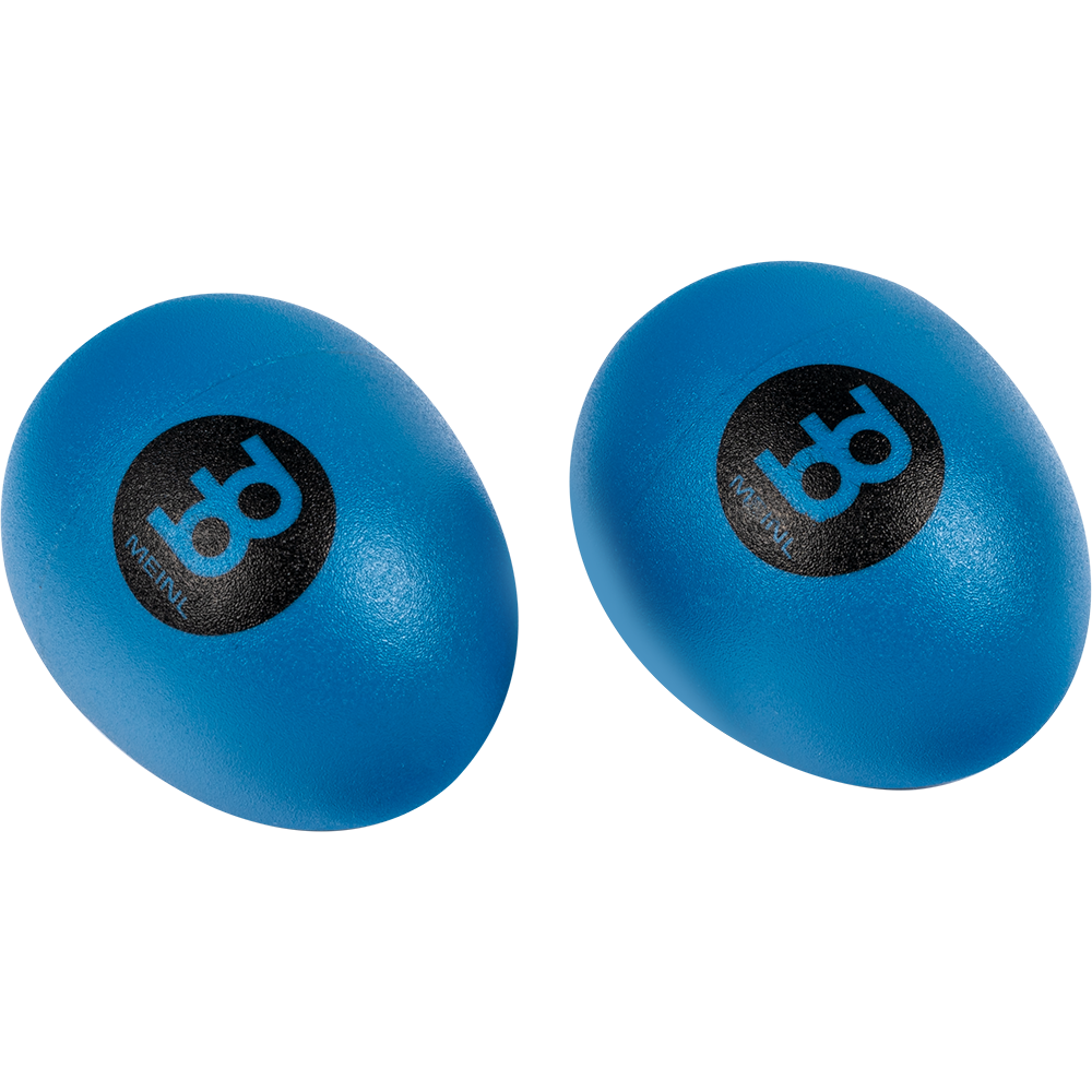 Black Meinl Percussion ES2-BK Set of Two Plastic Egg Shakers 