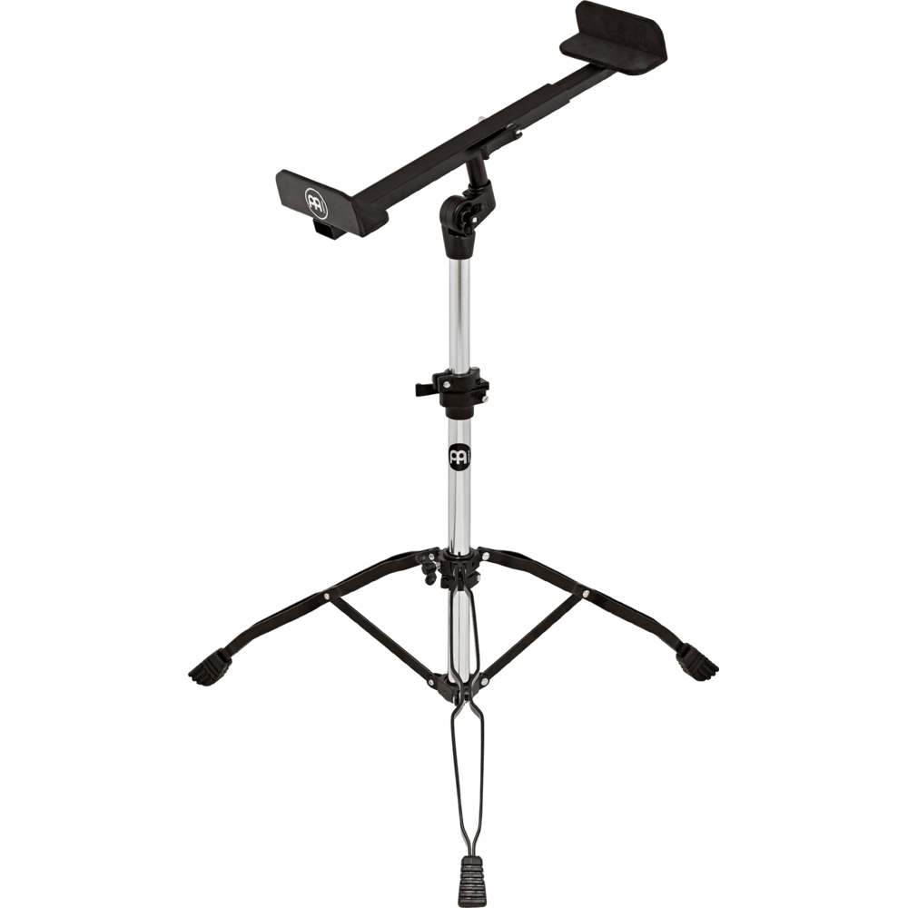 TMDDGS Meinl Percussion Professional Didgeridoo Stand with Padded Holders and Angle Adjustable Arm — Black Powder Coated Aluminum with Foldable Legs 2-YEAR WARRANTY 