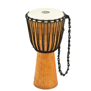 10 HDJ1-M Meinl Percussion Djembe with Mahogany Wood-NOT Made in CHINA-10 Medium Size Rope Tuned Goat Skin Head 2-Year Warranty 
