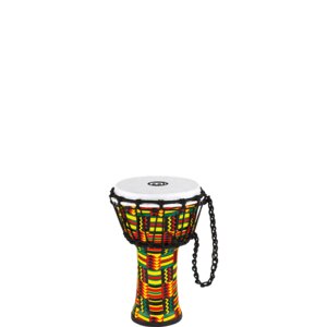 Meinl Percussion Junior Djembe with Synthetic Shell and Head - NOT MADE IN CHINA - 7 Compact Size, Rope Tuned, Yellow, 2-YEAR WARRANTY, JRD-Y 