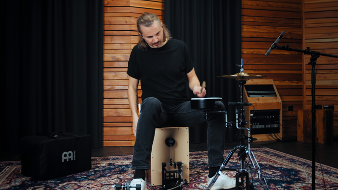 Cajon Drum Set video
