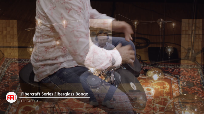 Fiberglass Bongo, REMO® Black Calfskin Skyndeep® Head video