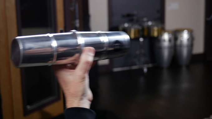 Aluminum Samba Shaker, Single, Medium video