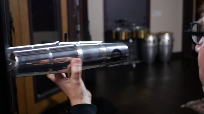 Aluminum Samba Shaker, Large video