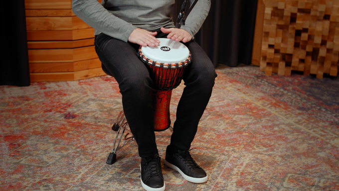 8" Synthetic Djembe, Synthetic Head (Patented), Pharao's Script video
