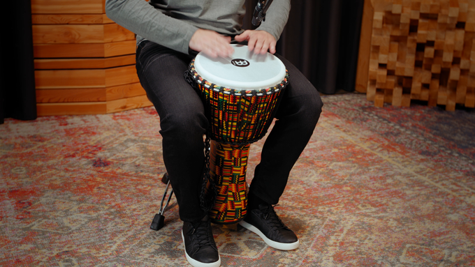 12" Synthetic Djembe, Synthetic Head (Patented), Simbra video