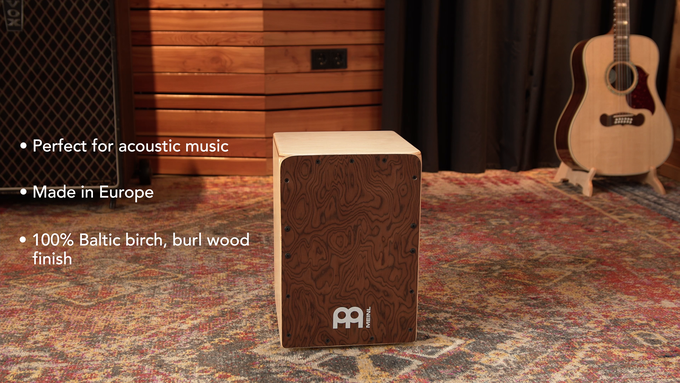 Snare Cajon 50, Burl Wood video