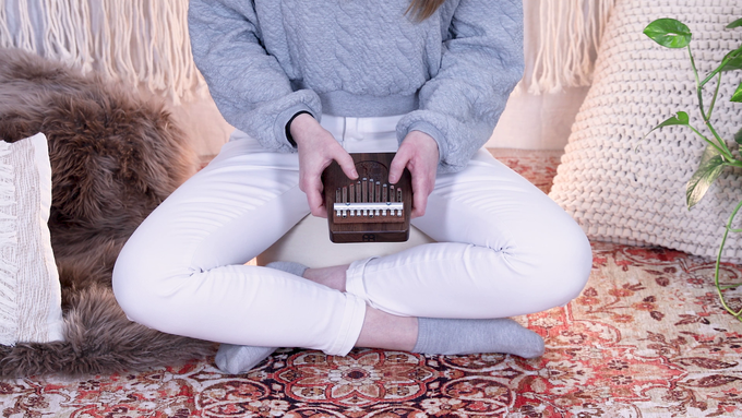 10 notes Kalimba, Tree Of Life, Black Walnut video